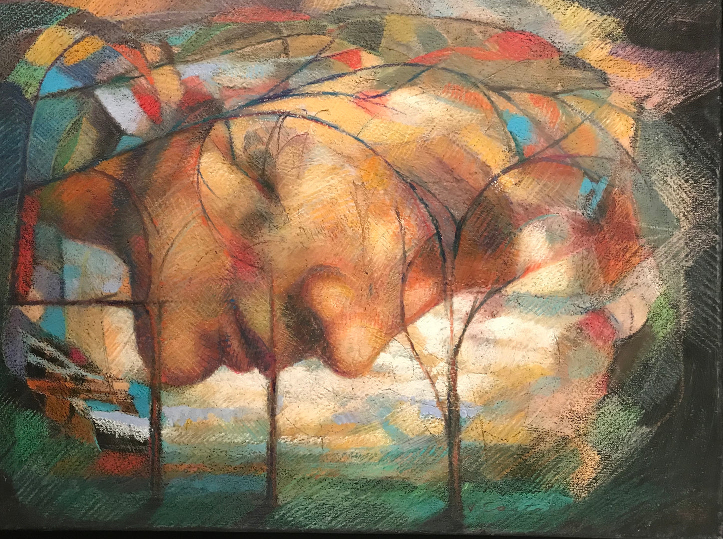 Gaia by Vincent Castaldi Scarf